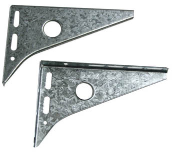 B&D Roller Door Series 1 “A” Universal 1.6 Gal Pressed Brackets (Pair)