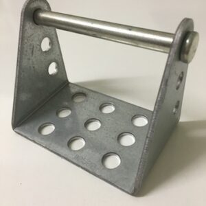Motor rail support bracket assembly
